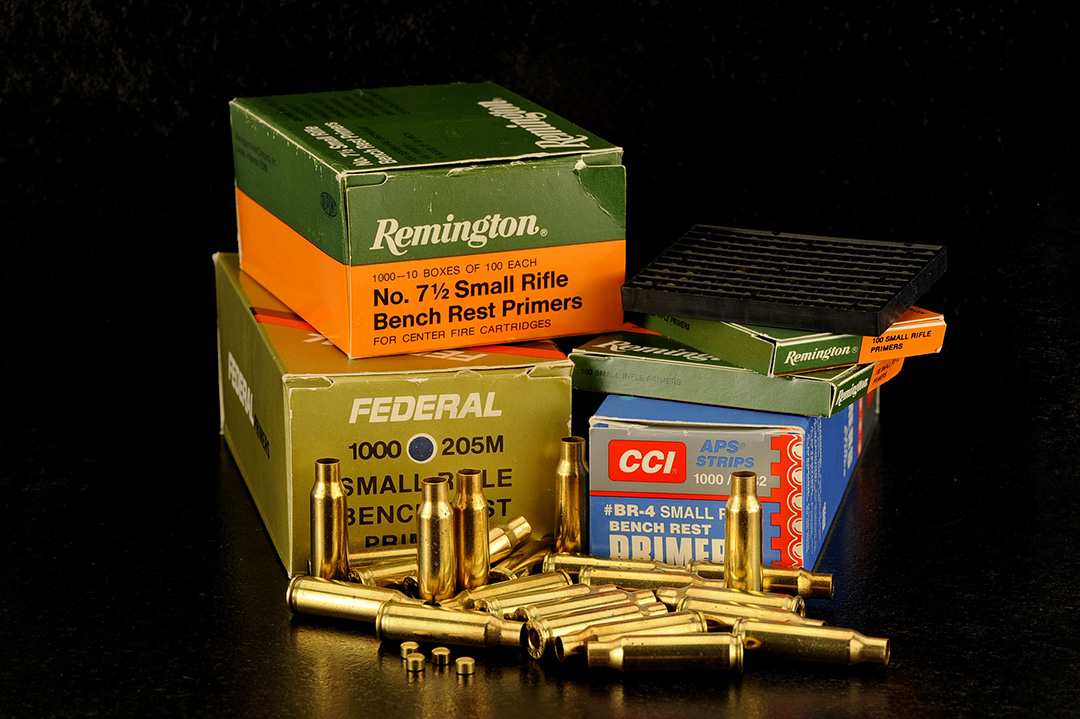 Like other varmint cartridges, Stan found it advantageous to employ the use of benchrest-type primers. Although it is sometimes a problem finding these locally, they do make a difference in accuracy by being very consistent when it comes to ignition.